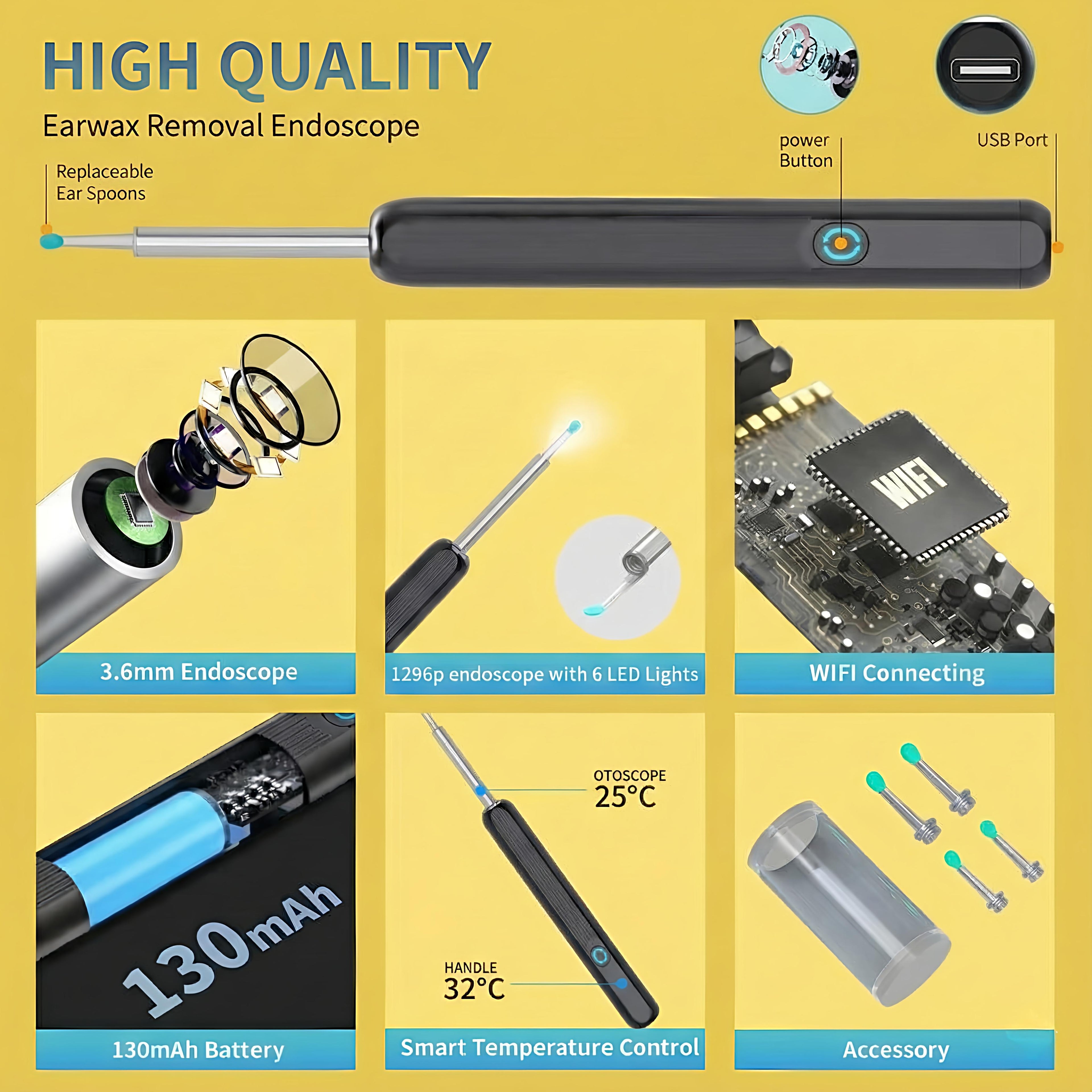 ELLURRA™ Scope - A Premium Ear Cleaner with 1080p HD Camera